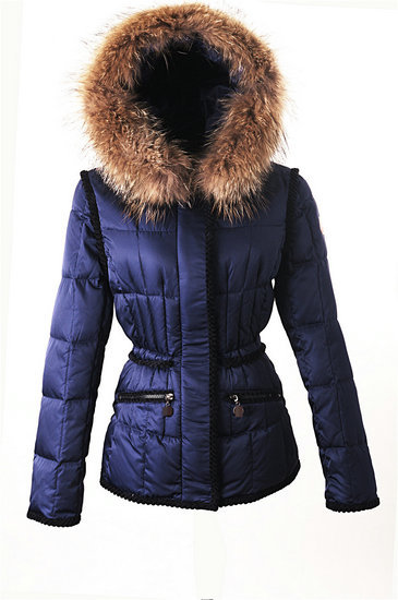 Winter Blue New Short Style Moncler Womens Coats Cheap 017