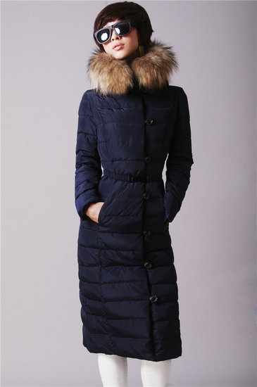 2013 Hot Sales Moncler Womens Coats Black Long  023