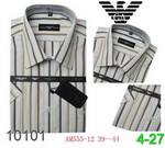 Armani Man Short Sleeve Shirts AMSSS036