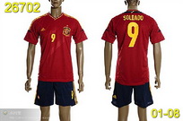 Soccer Jerseys National Team Spain SJNTS48