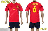 Soccer Jerseys National Team Spain SJNTS94