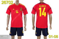 Soccer Jerseys National Team Spain SJNTS96