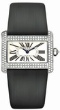 Replica Cartier Tank Divan 18kt White Gold Diamond Mini Ladies Watch WA3